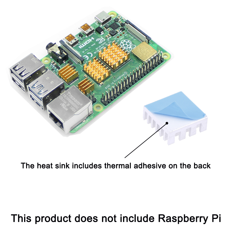 GPUHOLD Chipset Cooler 4pcs/5p - Raspberry Pi Water Cooling Kit ulasan dan harga