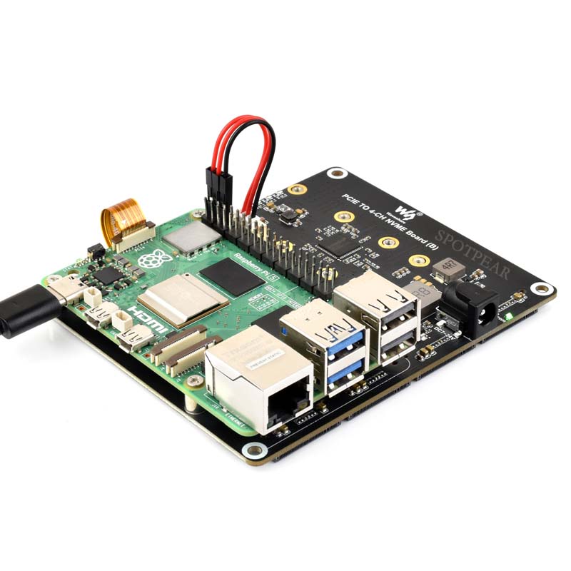 Raspberry Pi 5 PCIe to 4-CH M. - Argon One V3 M.2 Nvme Case ulasan dan harga