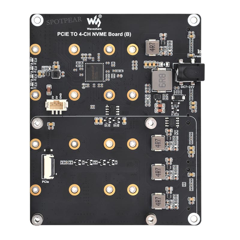 Raspberry Pi 5 PCIe to 4-CH M. - Argon One V3 M.2 Nvme Case ulasan dan harga