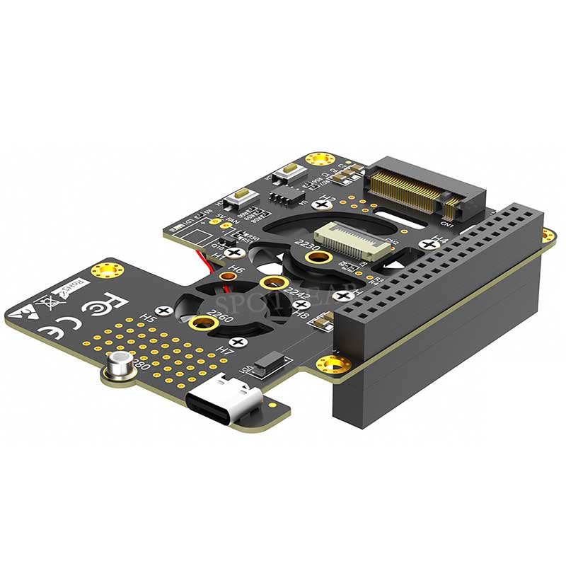 Raspberry Pi 5 PCIe to M.2 NVM - Argon One V3 M.2 Nvme Case ulasan dan harga