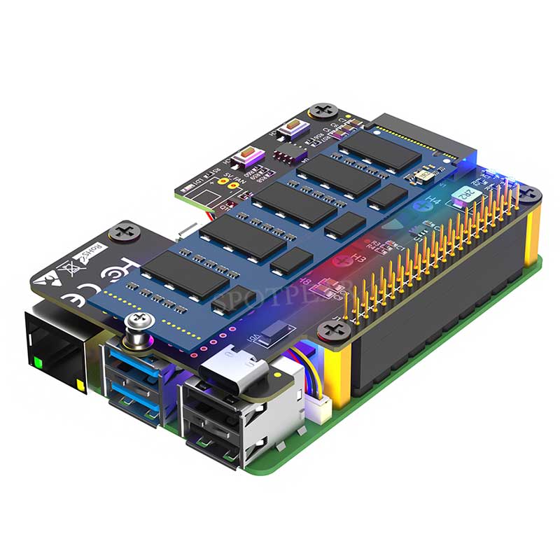 Raspberry Pi 5 PCIe to M.2 NVM - Argon One V3 M.2 Nvme Case ulasan dan harga